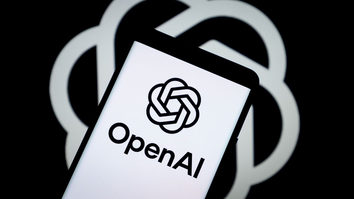 An illustration photo shows OpenAI LOGO displayed in a smartphone in Chongqing, China on June 5, 2025. (Photo credit should read CFOTO/Future Publishing via Getty Images)