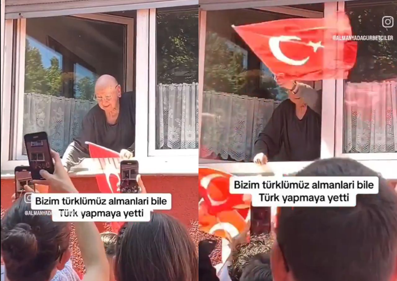 The behavior of a German senior delighted Turkish fans.