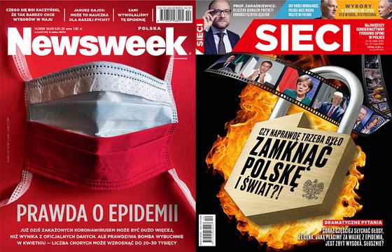 Część tygodników opinii w czasie epidemii zmniejszyła objętość. „Reakcja oszczędnościowo-pragmatyczna”