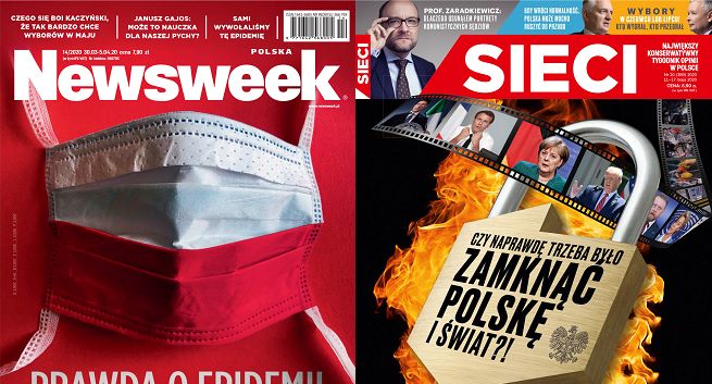 Część tygodników opinii w czasie epidemii zmniejszyła objętość. „Reakcja oszczędnościowo-pragmatyczna”