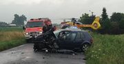 Tragedia pod Wieluniem. Kierowca bmw nie przeżył zderzenia z autem 18-latka