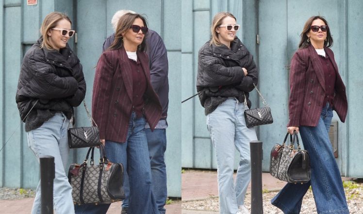 Kinga Rusin "przyłapana" na mieście z córką Polą