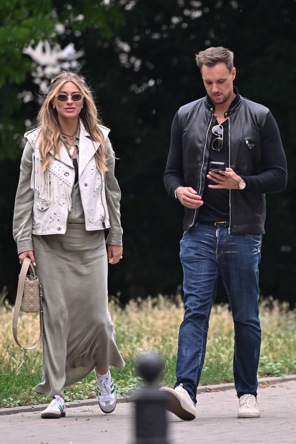 Marcelina Zawadzka z partnerem