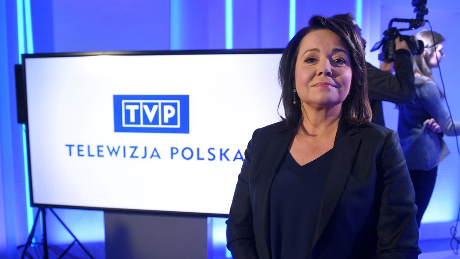 Szefowa "Wiadomości" TVP Danuta Holecka