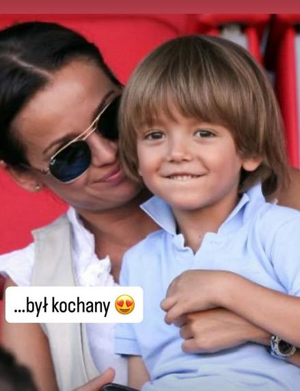 Wzruszające zdjęcie Anny Przybylskiej z synem