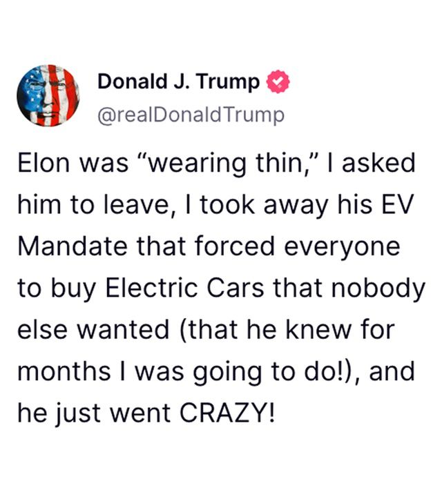 Treść wpisu Trumpa