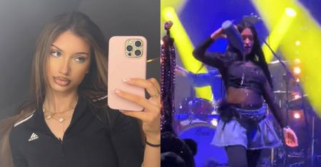 17-letnia Viki Gabor oblewa się wodą na scenie. Internauci sceptycznie: "Przecież to jeszcze dziecko"