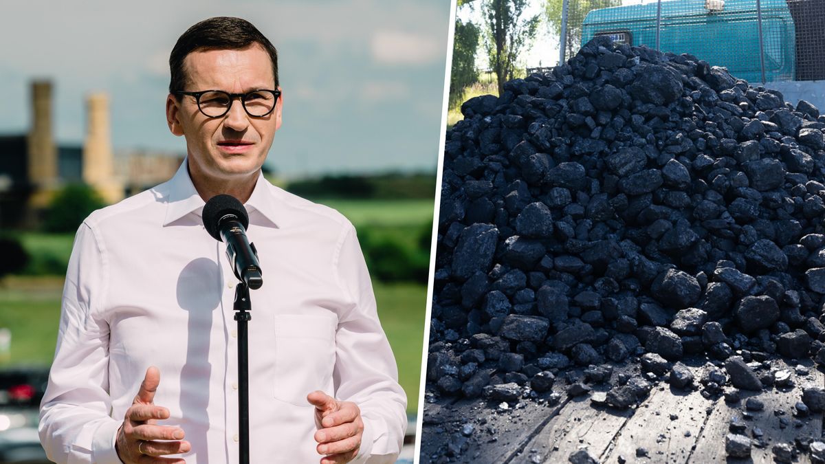 Premier Mateusz Morawiecki nakazał spółkom Skarbu Państwa pilny zakup 4,5 mln ton węgla