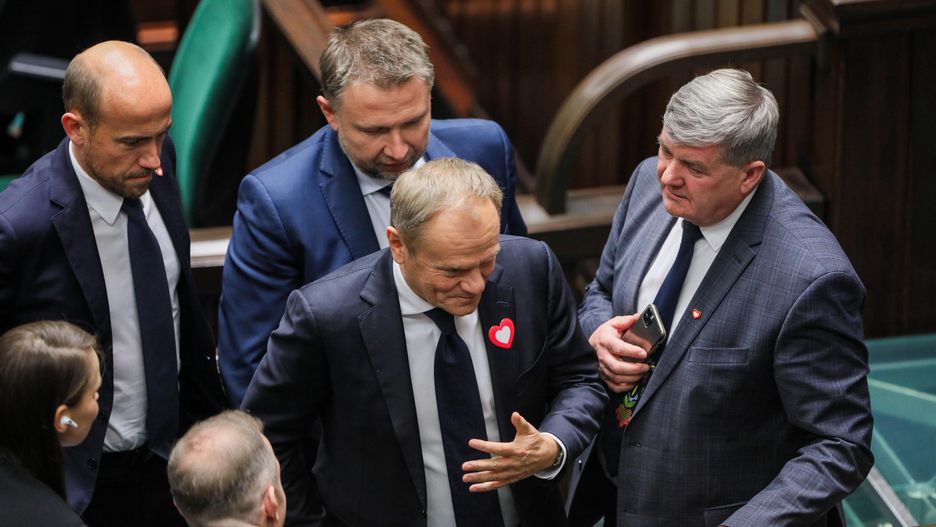 Donald Tusk, Borys Budka, Marcin Kierwiński