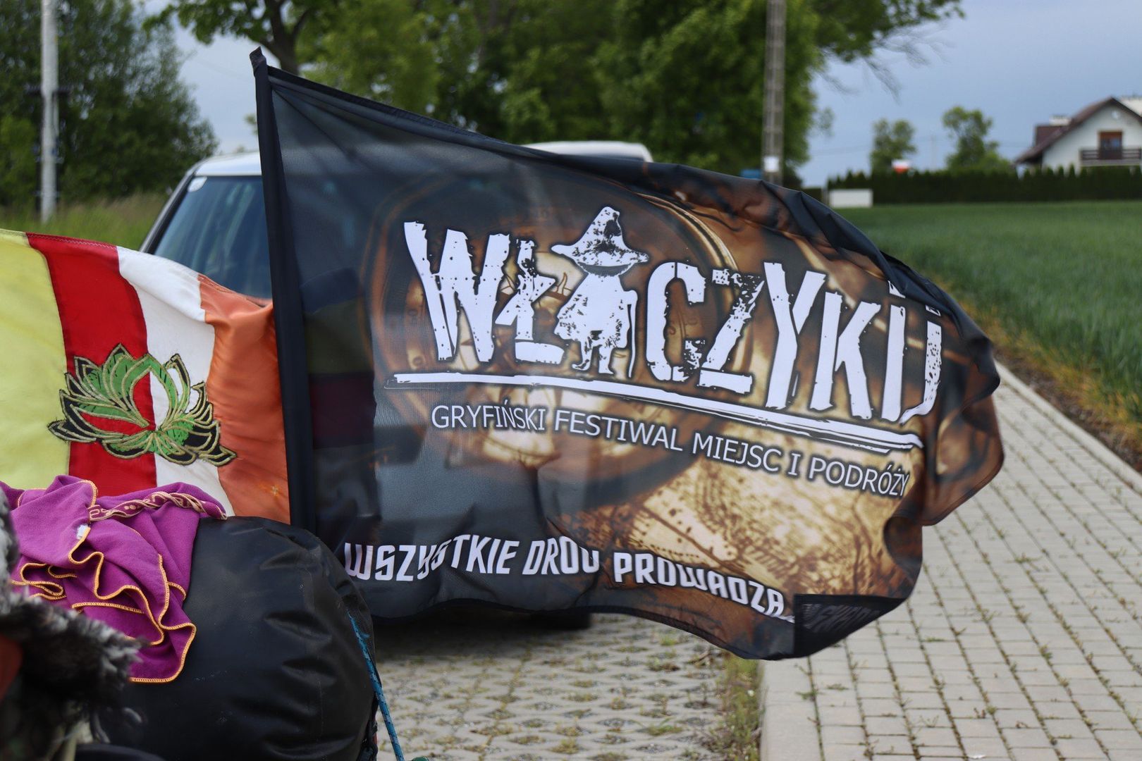 Na zdjęciu Pan Robert Łyczak, który w podróży jest już od sześciu lat