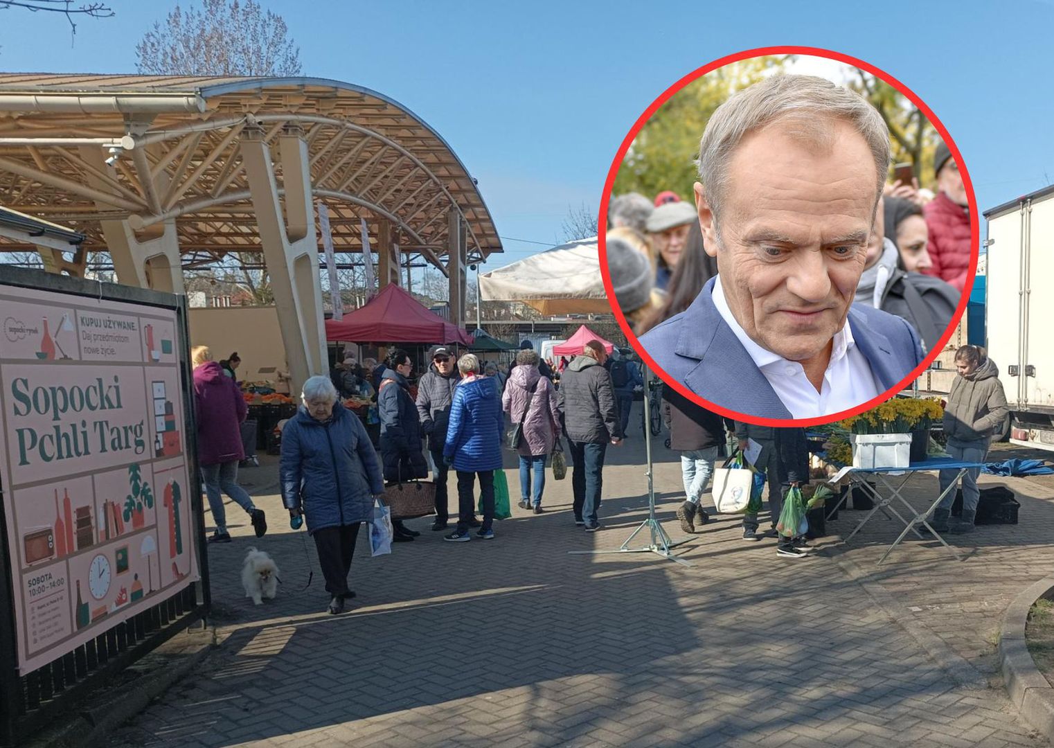 Odwiedziliśmy bazar, gdzie zakupy robią Tuskowie. Oto, co mówią o nich ludzie