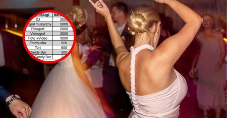 "Paragony grozy" na weselach. Trudno uwierzyć, za co naliczają opłaty
