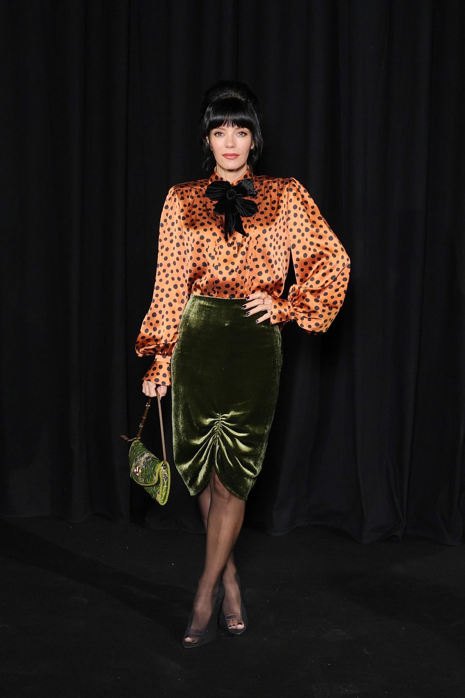 Lily Allen na pokazie Valentino 