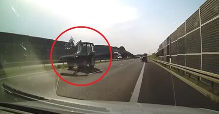 Kierowcy przecierali oczy. Spójrzcie na ten ciągnik