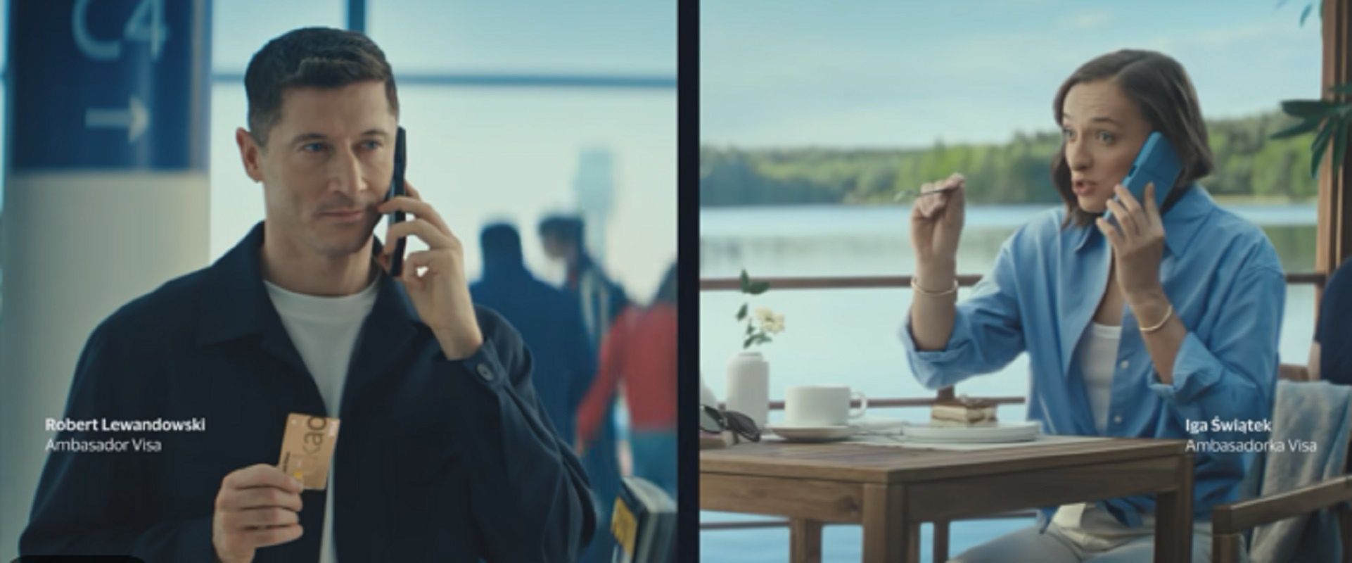 Iga Świątek i Robert Lewandowski razem w kampanii Banku Pekao i Visy