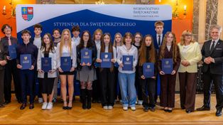 Natalia i Bartłomiej w gronie 80 stypendystów nagrodzonych w Kielcach