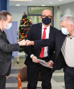 Szczepionka na COVID. Marszałek Senatu Tomasz Grodzki i Stanisław Karczewski zaszczepieni