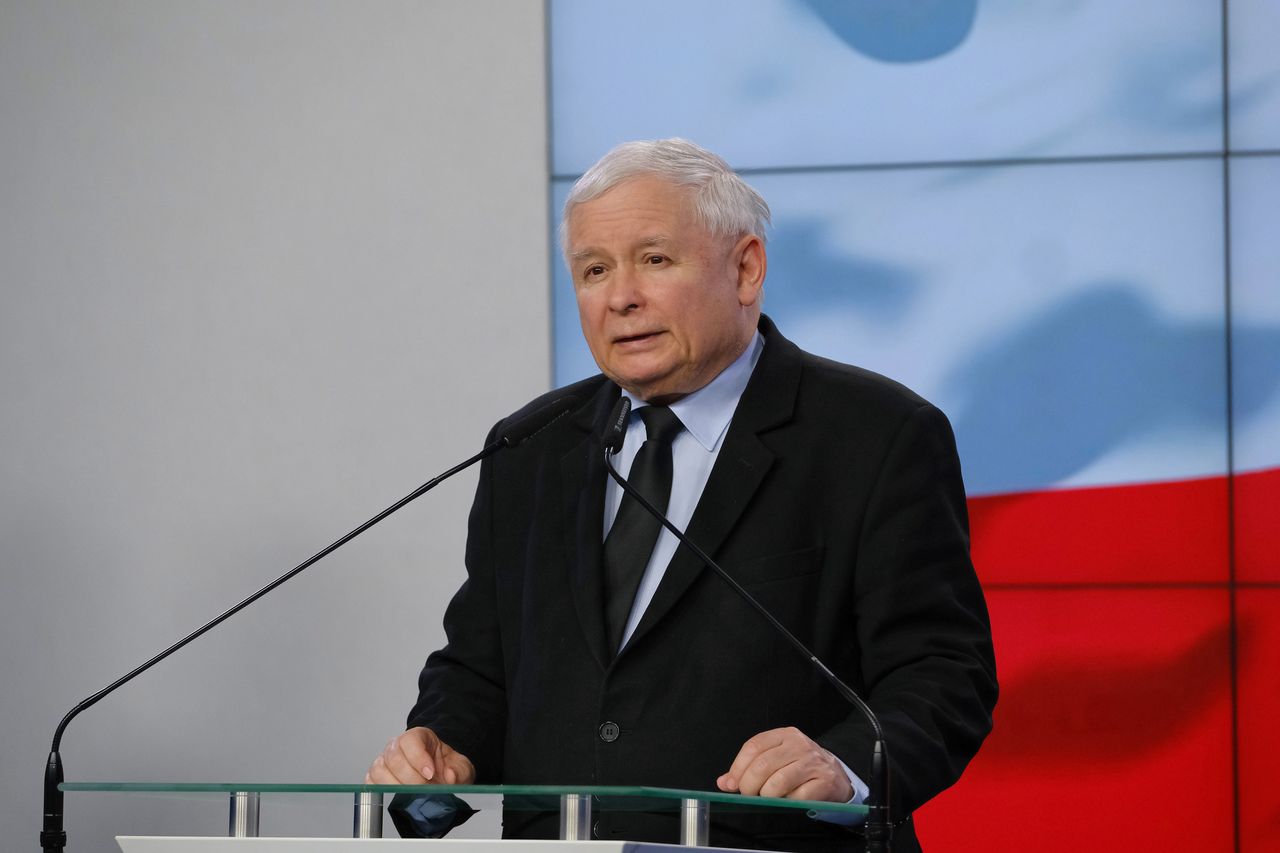 Jarosław Kaczyński w Kielcach: Stykamy się nieustannie z totalnym kłamstwem