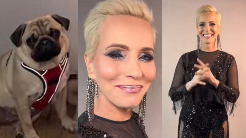 Paulina Smaszcz w PRZEZROCZYSTEJ błyszczącej sukni ogłasza nadejście weekendu. Internauci: "Trochę DZIWNY ten spektakl" (WIDEO)