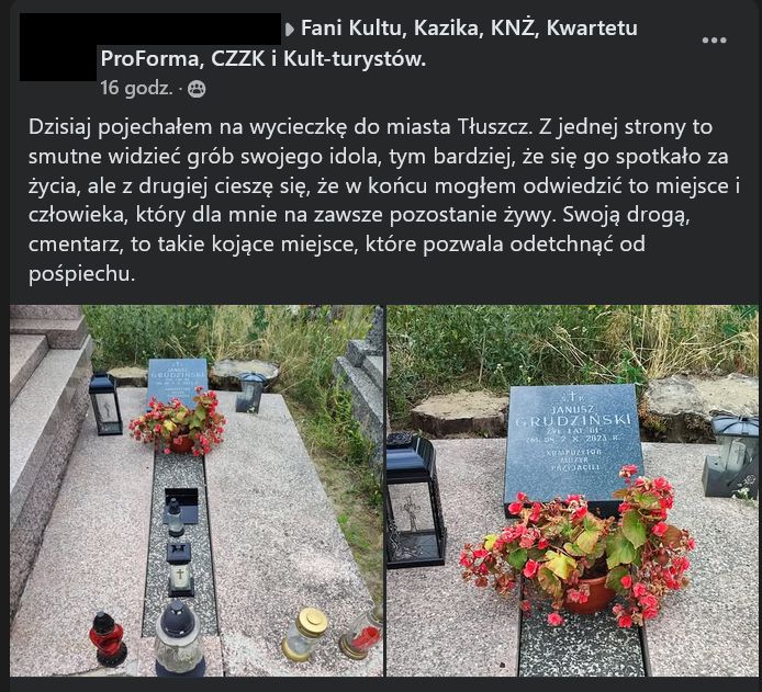 Grób Janusza Grudzińskiego