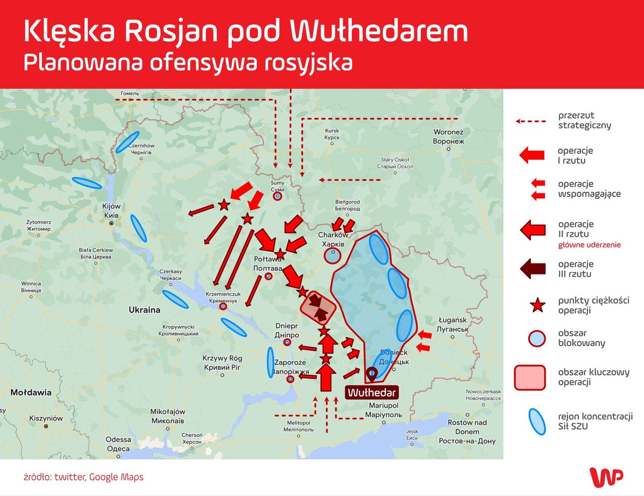 Klęska Rosjan i planowana ofensywa