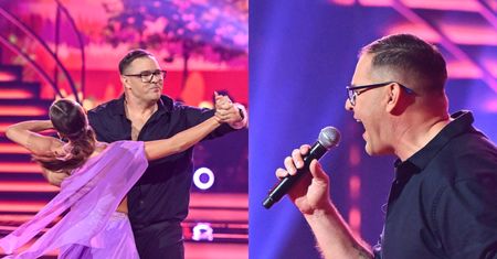 Tomasz Karolak ZAŚPIEWAŁ dla Beaty Kozidrak w "Tańcu z Gwiazdami". Widzowie: "Ale sobie CWANIAK skrócił występ" (WIDEO)