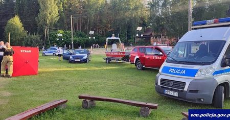 Tragedia nad wodą. 19-latek utonął w jeziorze Hartowieckim