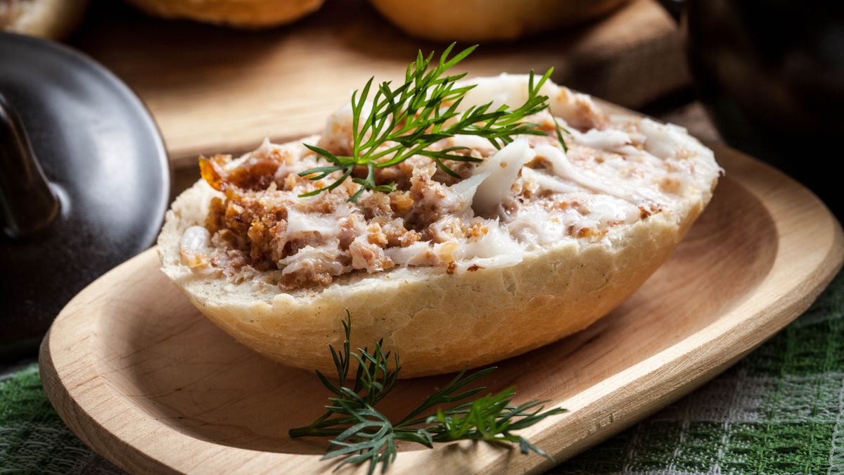 Dziadek robił smalec z suszonymi grzybami