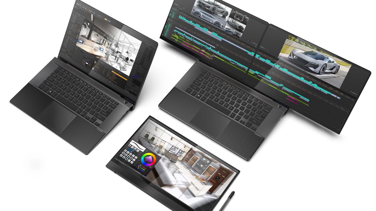 Dwuekranowy laptop, czy laptop i tablet? Compal FullVision to ciekawa koncepcja 1