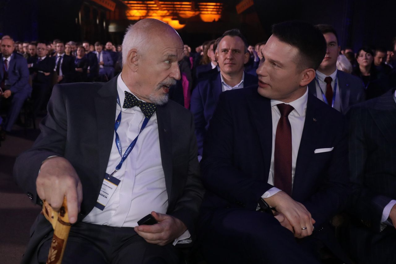 Janusz Korwin-Mikke i Sławomir Mentzen