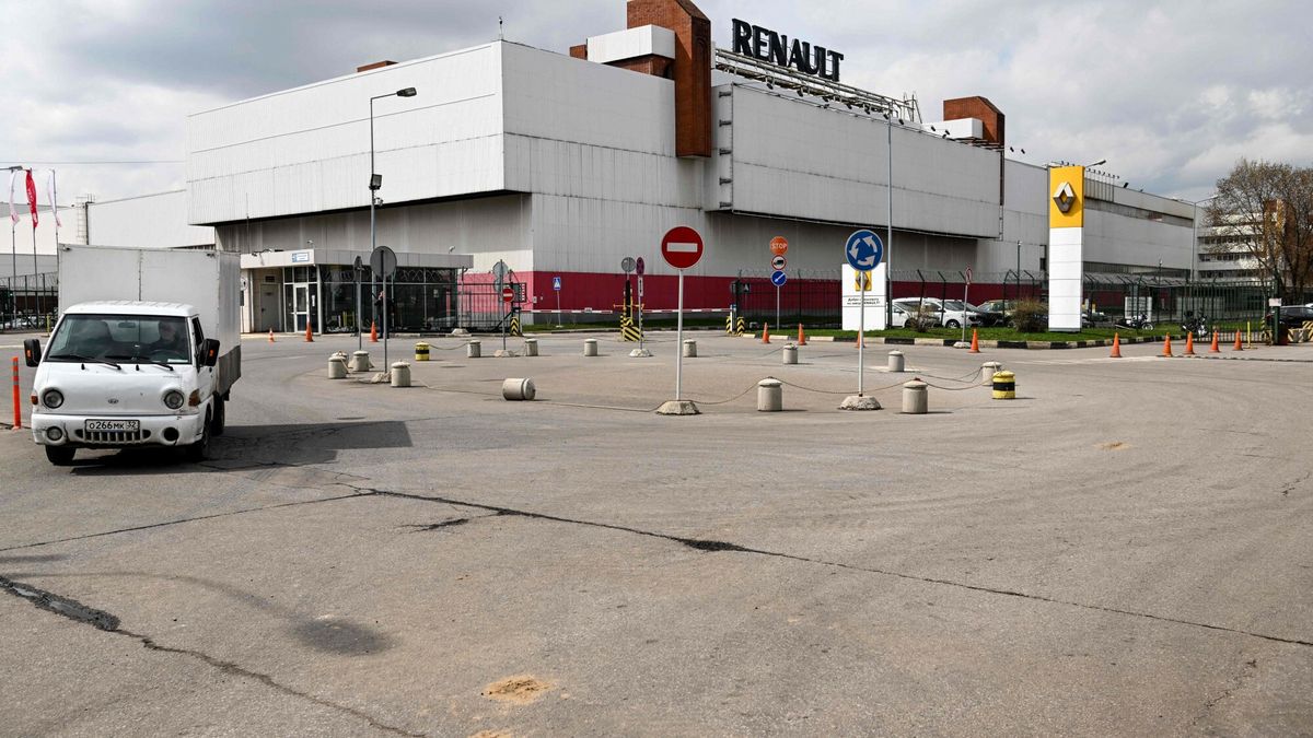 Salon Renault w Moskwie.