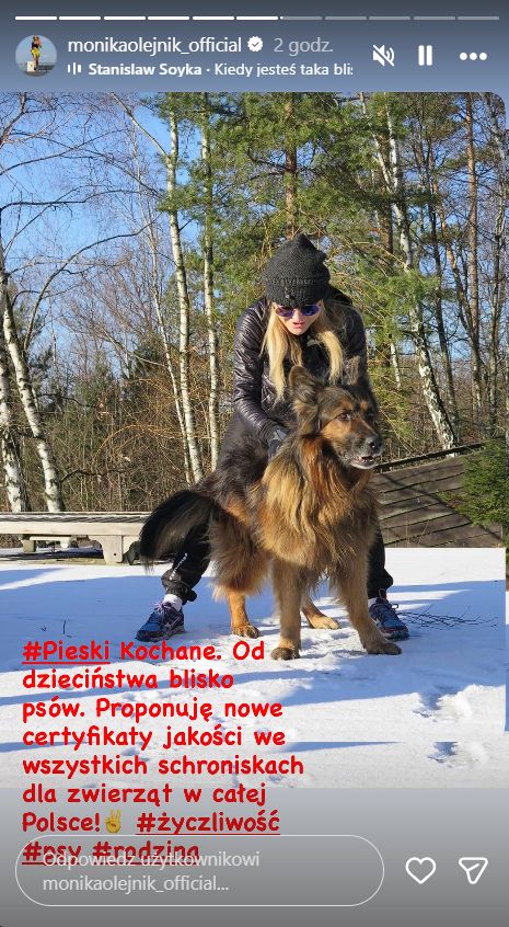 Monika Olejnik o schronisku w Sobolewie