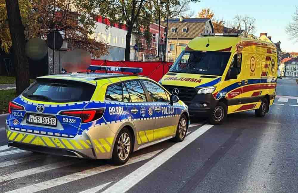 Oława: Tragiczna śmierć rowerzystki. Wjechała w nią ciężarówka