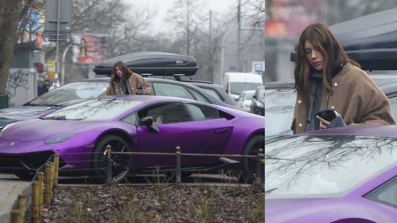 Klaudia Halejcio i jej narzeczony Oskar maszerują do lamborghini za milion