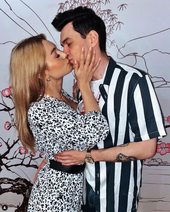 Ewa Zawada z mężem