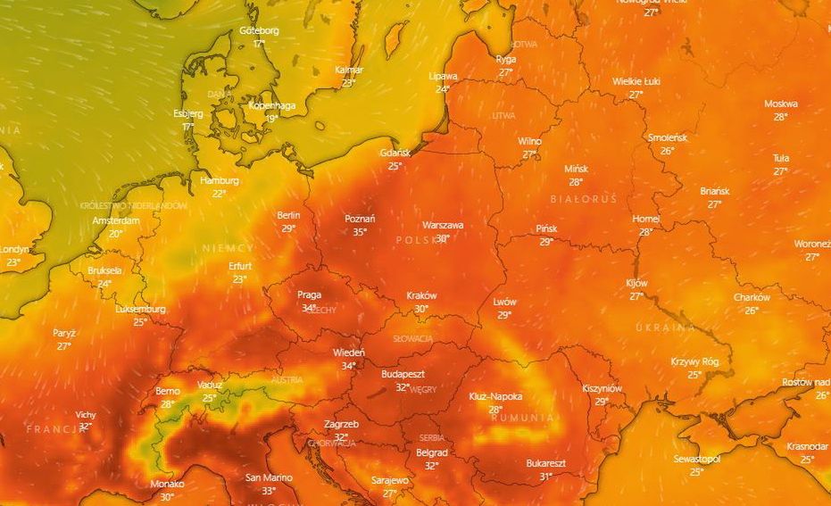 Pogoda dla Polski. Nadciąga potężna fala upałów, znów poleje się żar z nieba