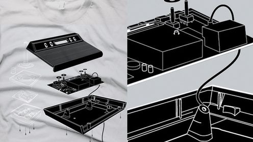 Koszulka dla fana Atari 2600 1