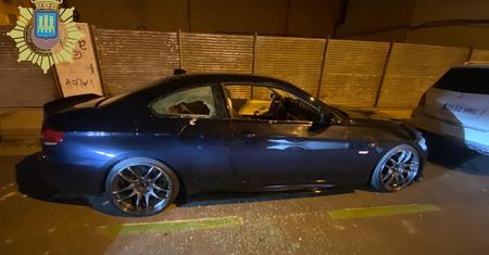 Hiszpan zniszczył BMW syna, bo nie chciał, by ten jechał pijany