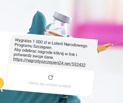Nie, wcale nie wygrałeś w loterii szczepionkowej. Zuchwała kampania oszustów