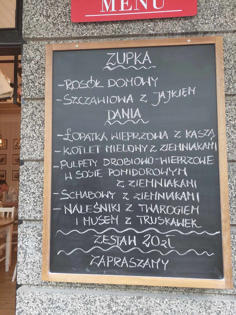 Menu codziennie się zmienia 