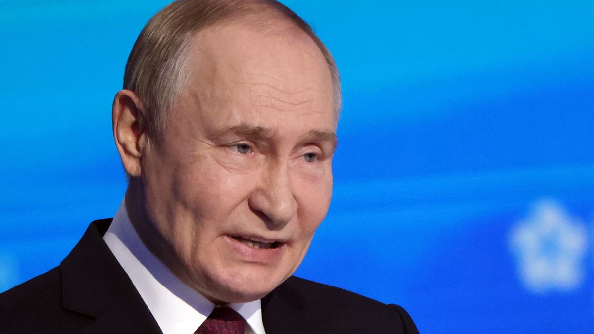 Władimir Putin, prezydent Rosji.