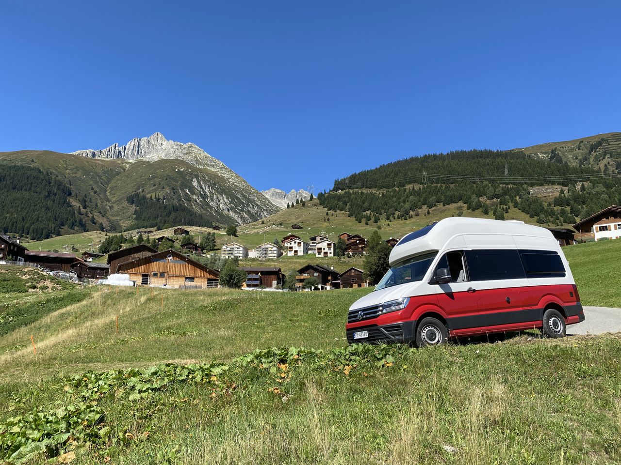 Podróż kamperem po Szwajcarii – Rueras