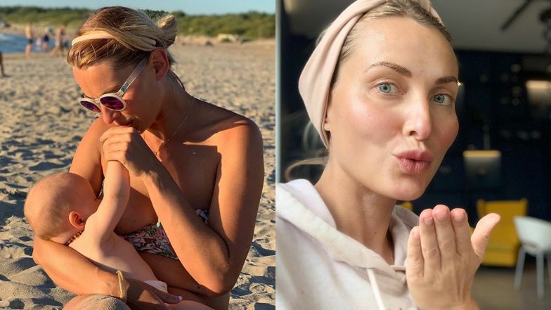 Joanna Moro promuje karmienie piersią