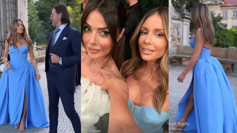 Małgorzata Rozenek na balu u Omeny Mensah