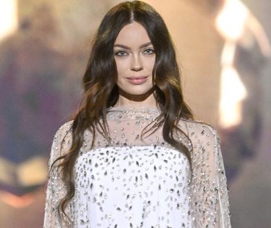 Edyta Zając w bieli i kryształkach. Tak się pokazała na pokazie Zienia