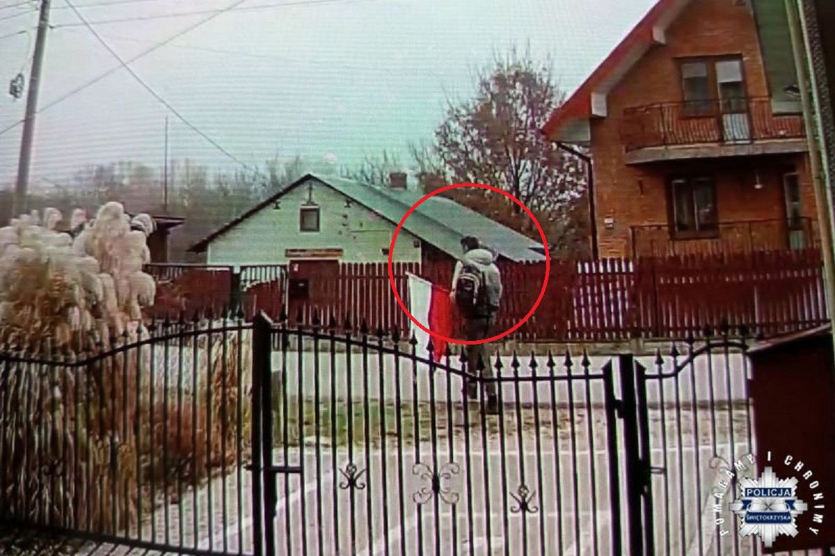 Ukradł biało-czerwoną flagę. Trafi do więzienia?