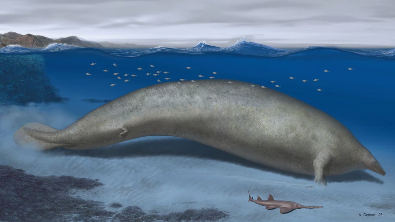 Perucetus colossus - a giant whale