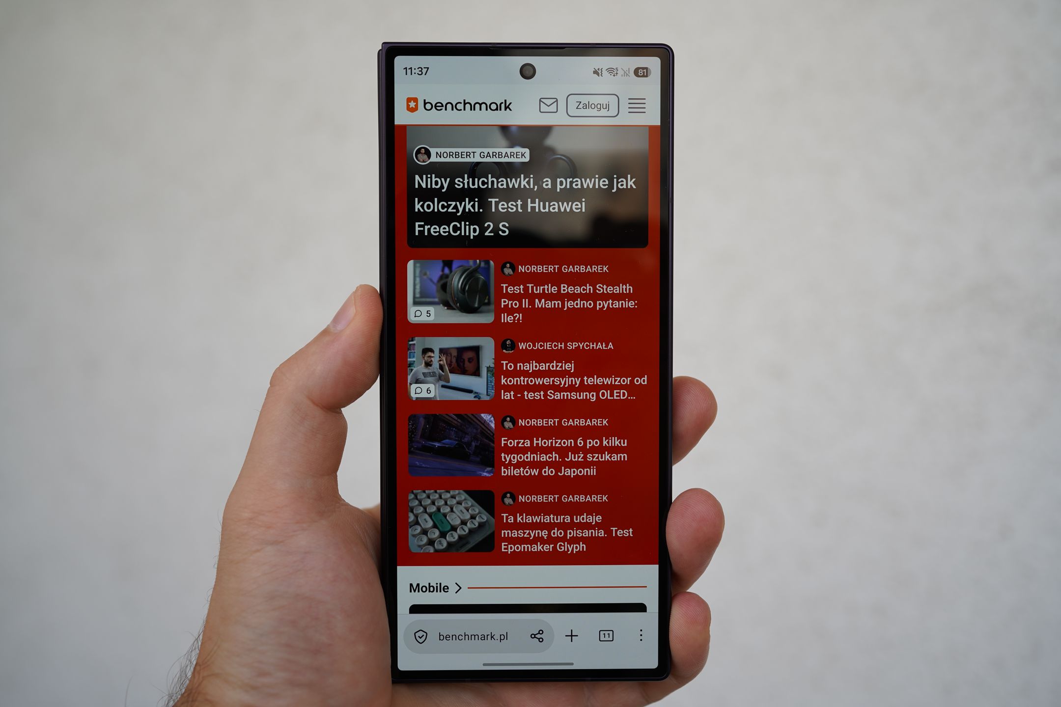 Samsung Galaxy Z Fold 8 Ultra - test