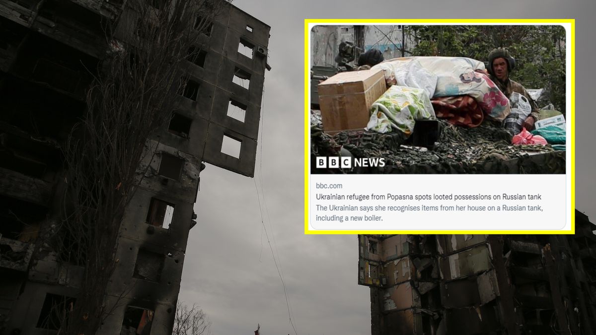 Ukrainka rozpoznała swoje skradzione rzeczy na zdjęciu 