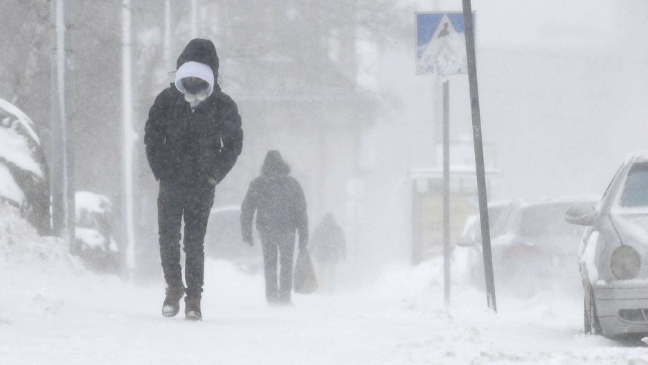 Zaspy śnieżne w Helsinkach mierzą nawet 3 m